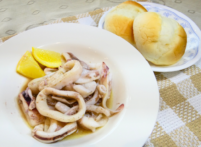 いかのやわらかレモンバター