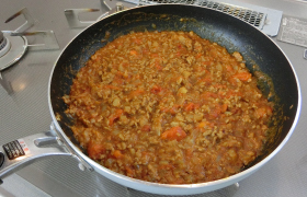 トマトのドライカレー