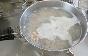 ほたてのみぞれあんかけそば