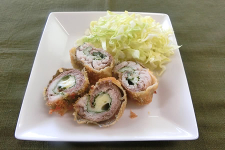 あじの青じそチーズフイ
