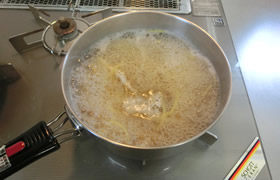 塩昆布ペペロンチーノ