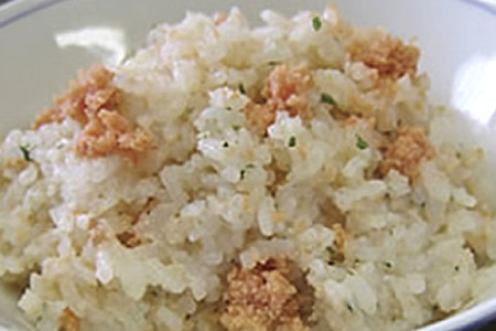 焼き明太子の混ぜごはん