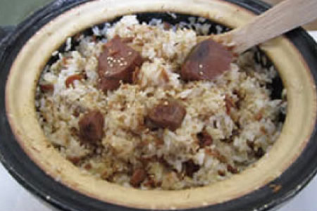 カツオの炊き込みごはん