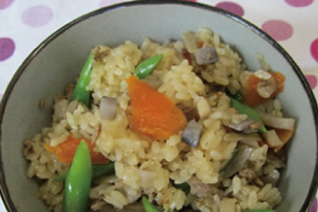 根菜の炊き込みごはん