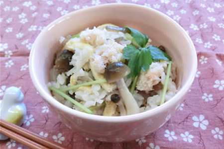 かにの炊き込みごはん