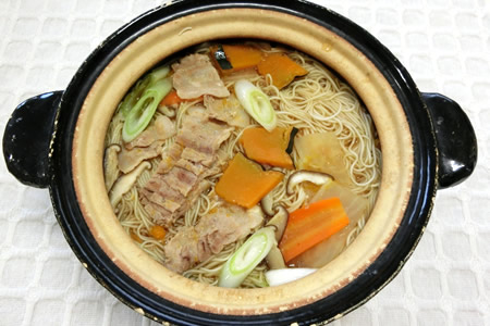ほうとう風そうめん鍋