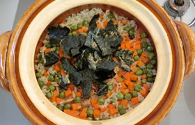 ツナとグリンピースのご飯