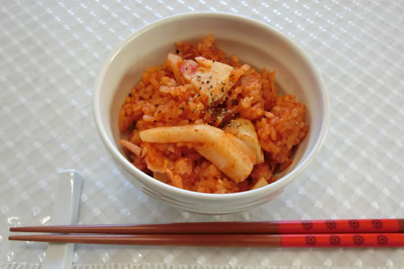 たけのこのトマトご飯