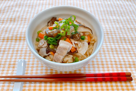 きくらげの中華炊き込みご飯