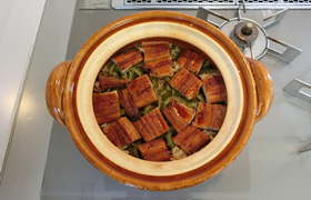 うなぎとゴーヤの炊き込みご飯