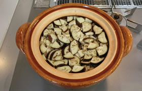 なすと豚ひき肉の炊き込みご飯