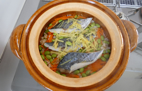 さわらの炊き込みご飯