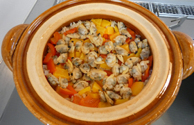 パプリカの和風炊き込みご飯
