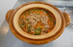 セロリとツナの炊き込みご飯