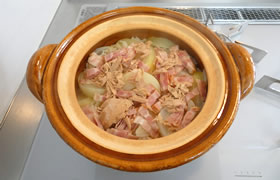 新玉ねぎの洋風炊き込みご飯