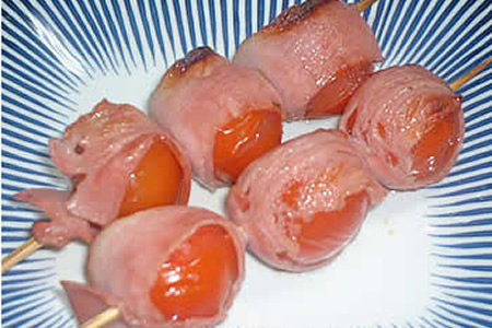 ミニトマト焼き