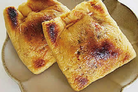 キムチ納豆袋焼き