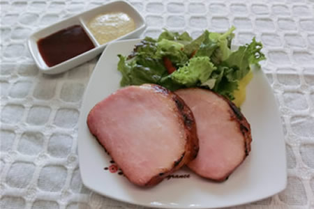 グリルdeハムステーキ