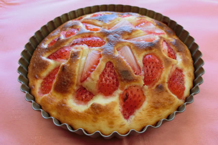 いちごチーズパウンドケーキ