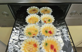 餃子の皮で簡単キッシュ