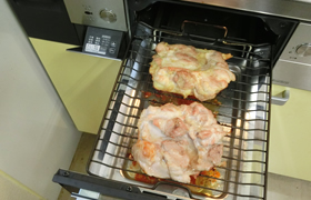 グリルチキン　コリアンソース