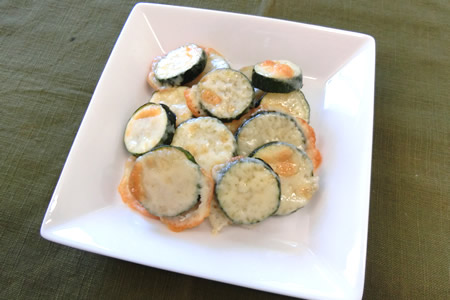 ズッキーニのチーズ焼き