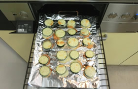ズッキーニのチーズ焼き