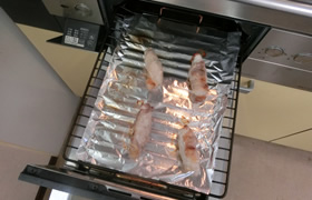香味野菜の肉巻き