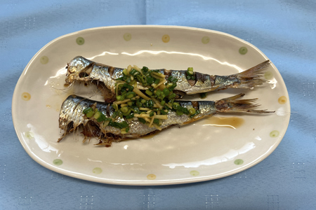 いわしの薬味ソース