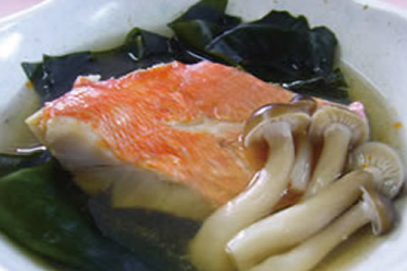 金目鯛の磯蒸し