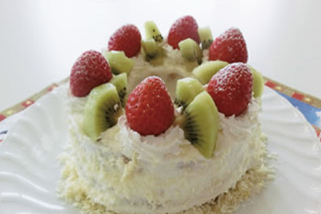 バウムクーヘンdeクリスマスケーキ