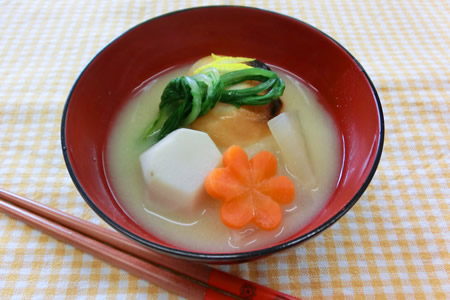 京風お雑煮～白味噌仕立て～