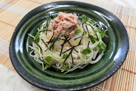 ツナおろしそうめん