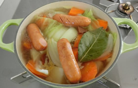 春野菜たっぷりポトフ