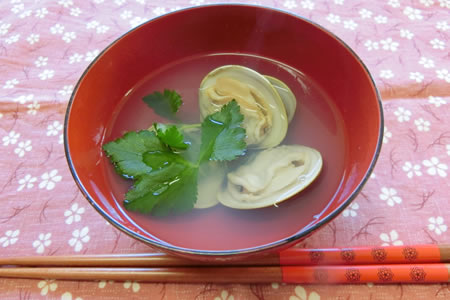 はまぐりの潮汁