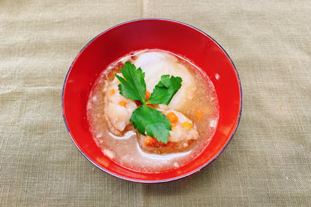 里芋のおから真丈入りお雑煮