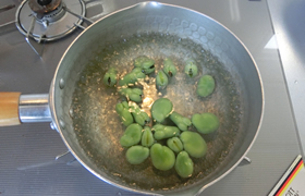 そらまめとバナナのスムージー