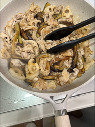 豚バラとなすの黒酢炒め