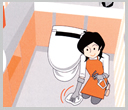 トイレの日常のお手入れ2回目